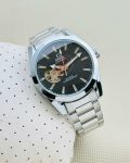 OMEGA Leather Belt Sport Quartz Watch
