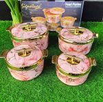 4 pcs Pearl Platina Insulated Hotpot