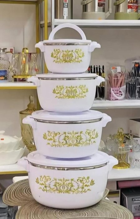 4pcs Casserole Insulated  Hotpots