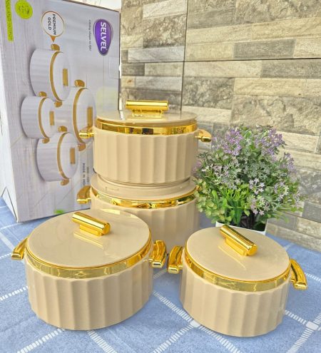 4pcs Camry Insulated Hotpots