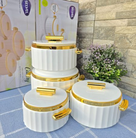 4pcs Camry Insulated Hotpots 